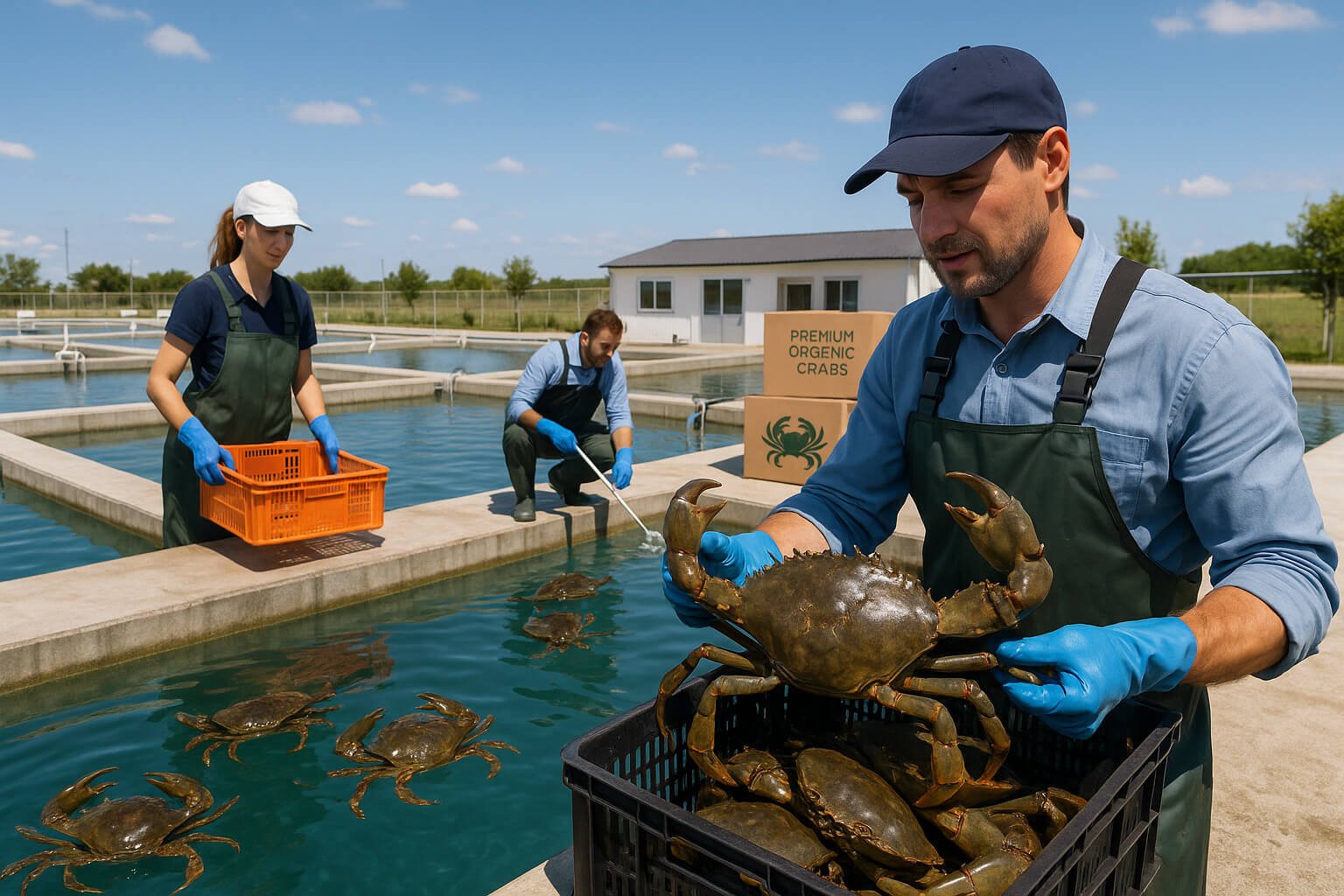 Investment in crab farming
