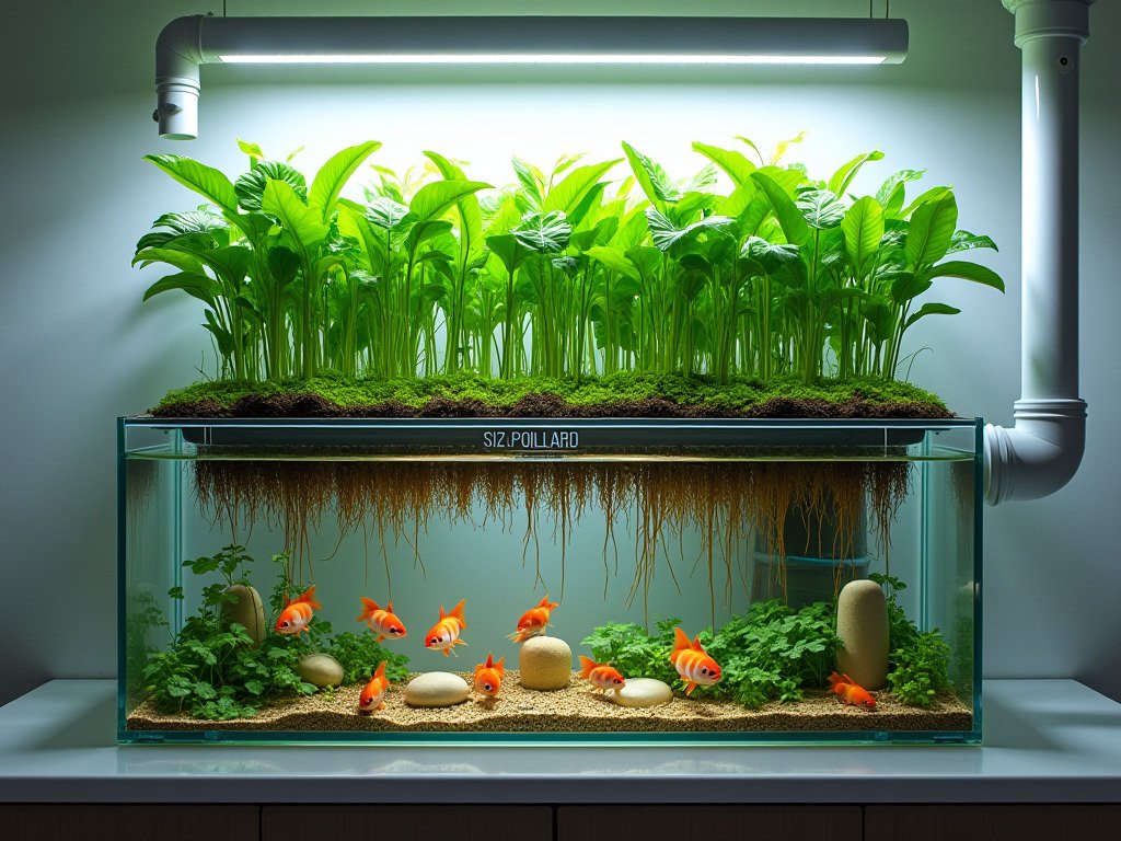 Aquaponics Systems Illustration