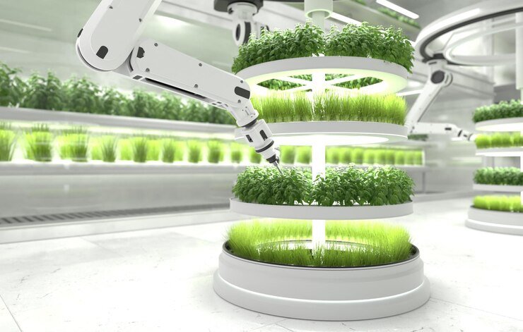 Vertical Farming with AI Robots