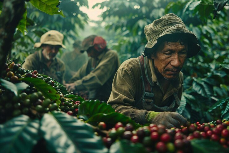 Origin Production of Indonesian Coffee