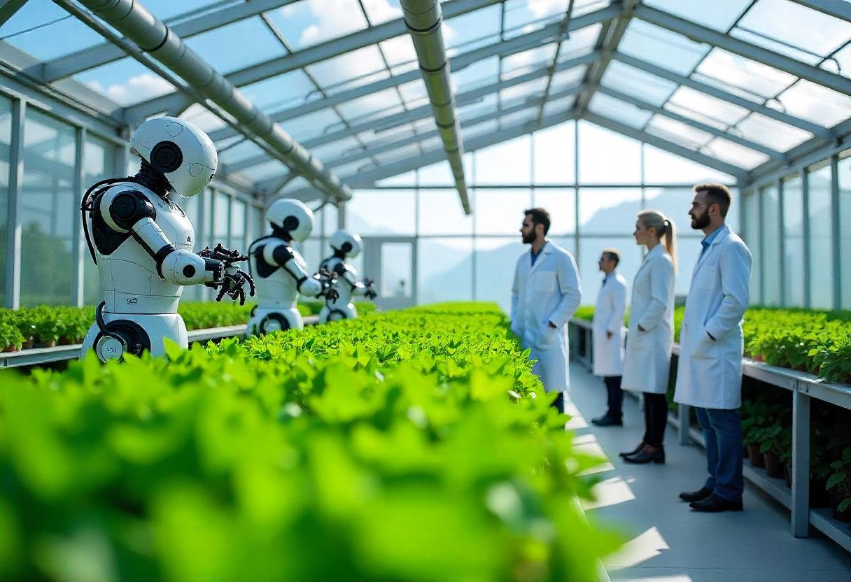 Robotics Farming for Smart Agriculture