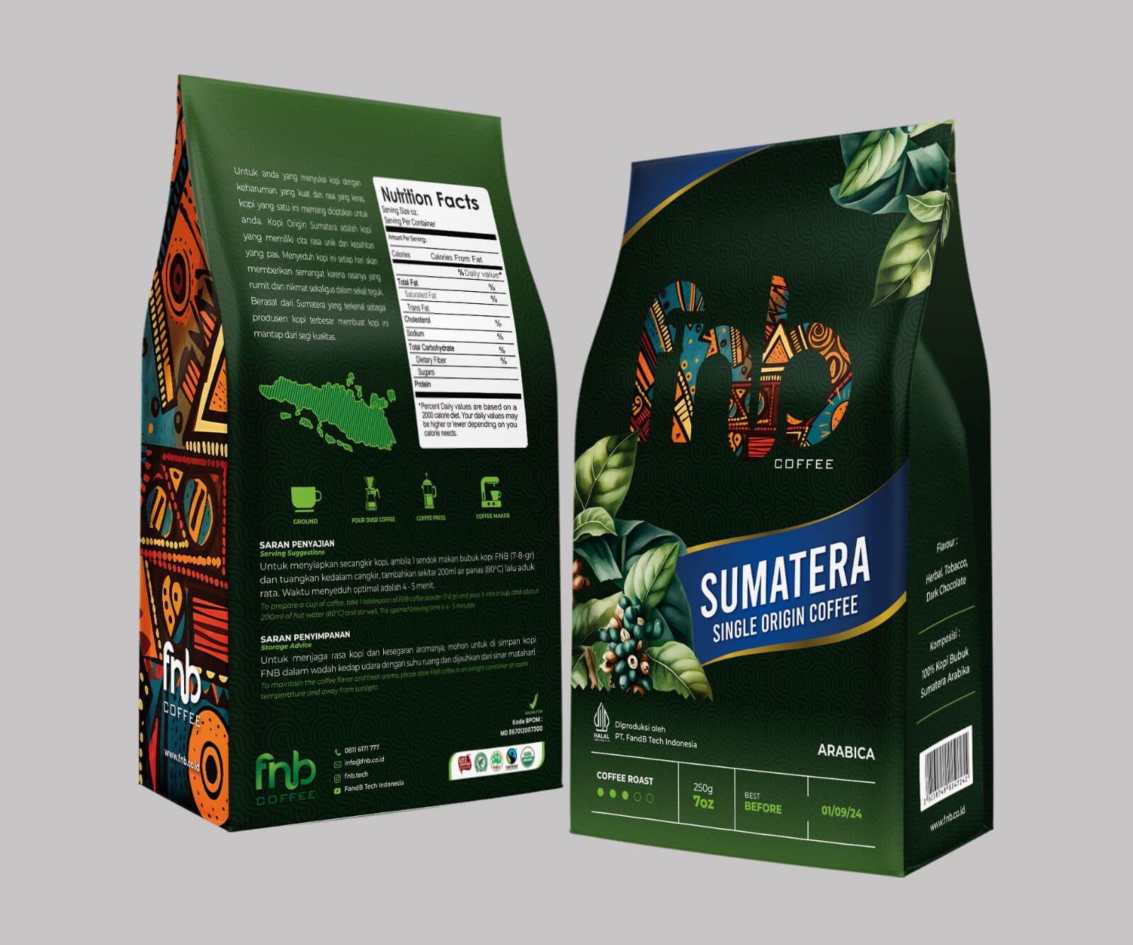 Sumatra Single Origin Coffee FnB Tech