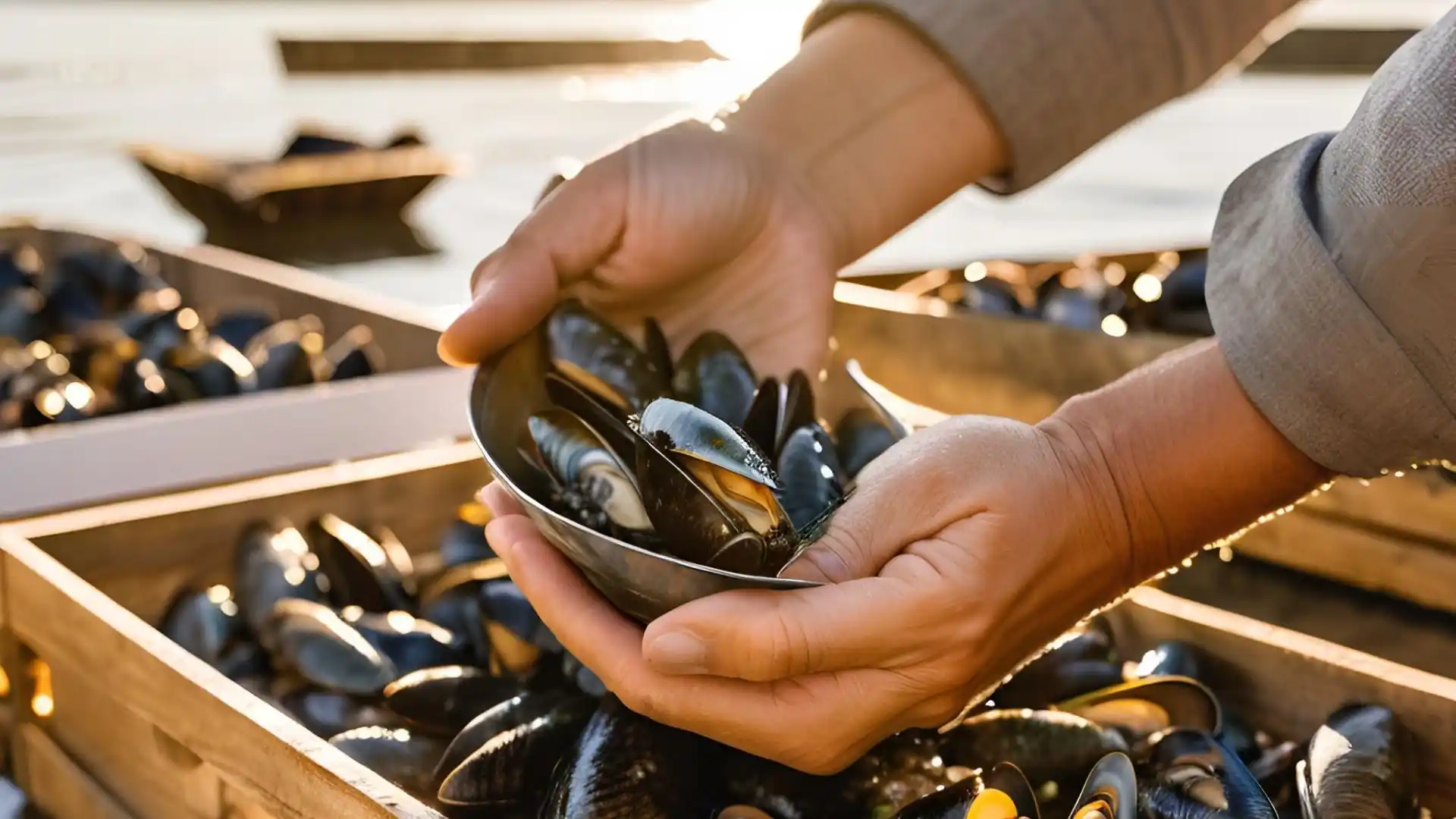 mussels farming