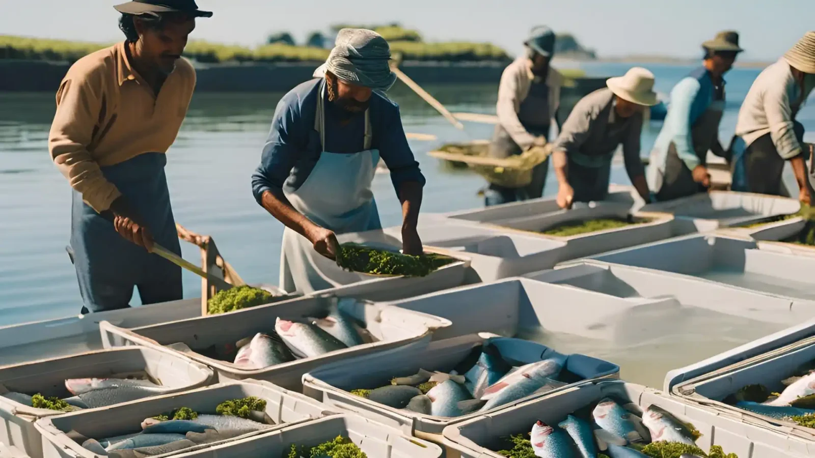 sea bass farming