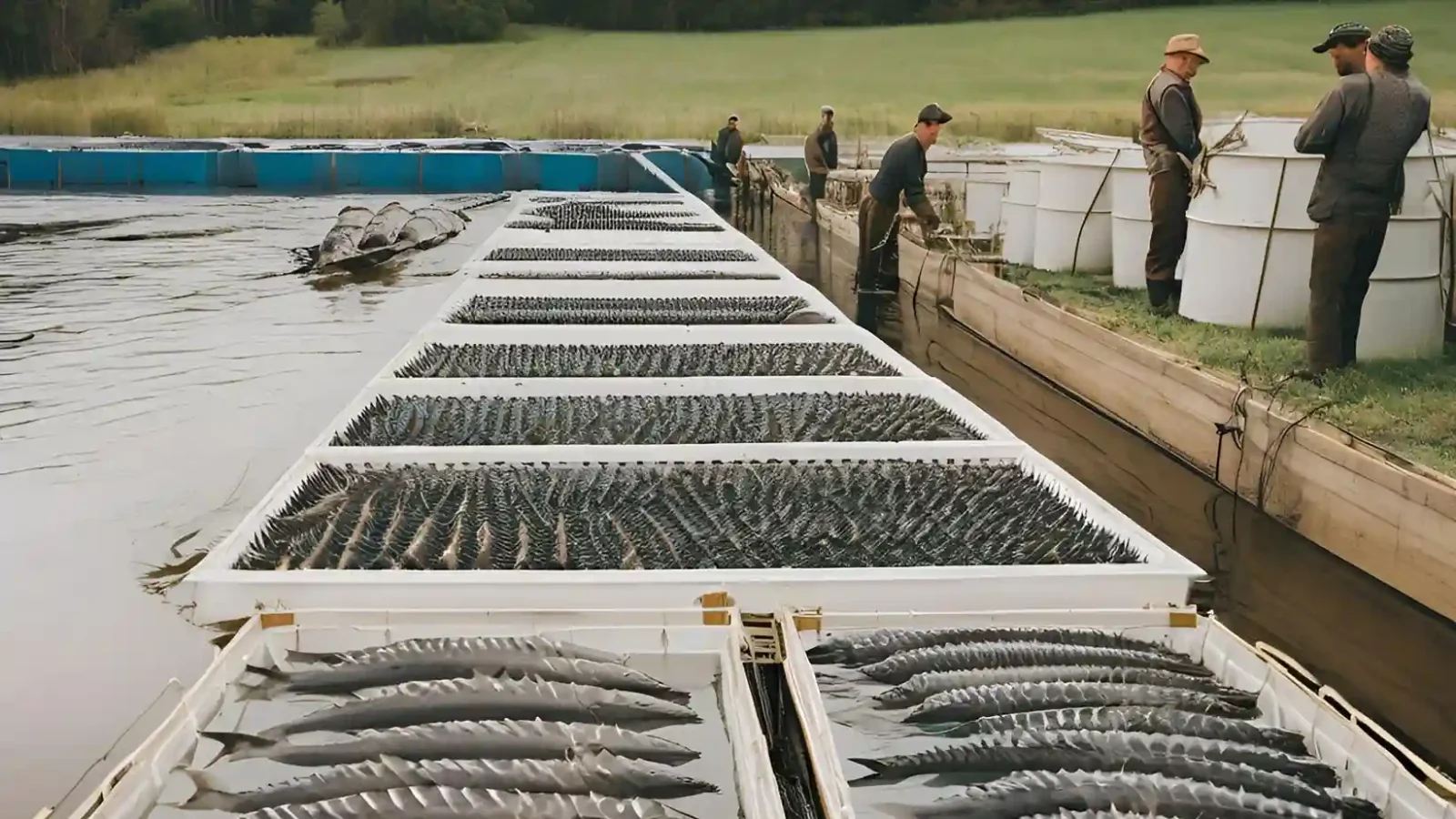 sturgeon farming