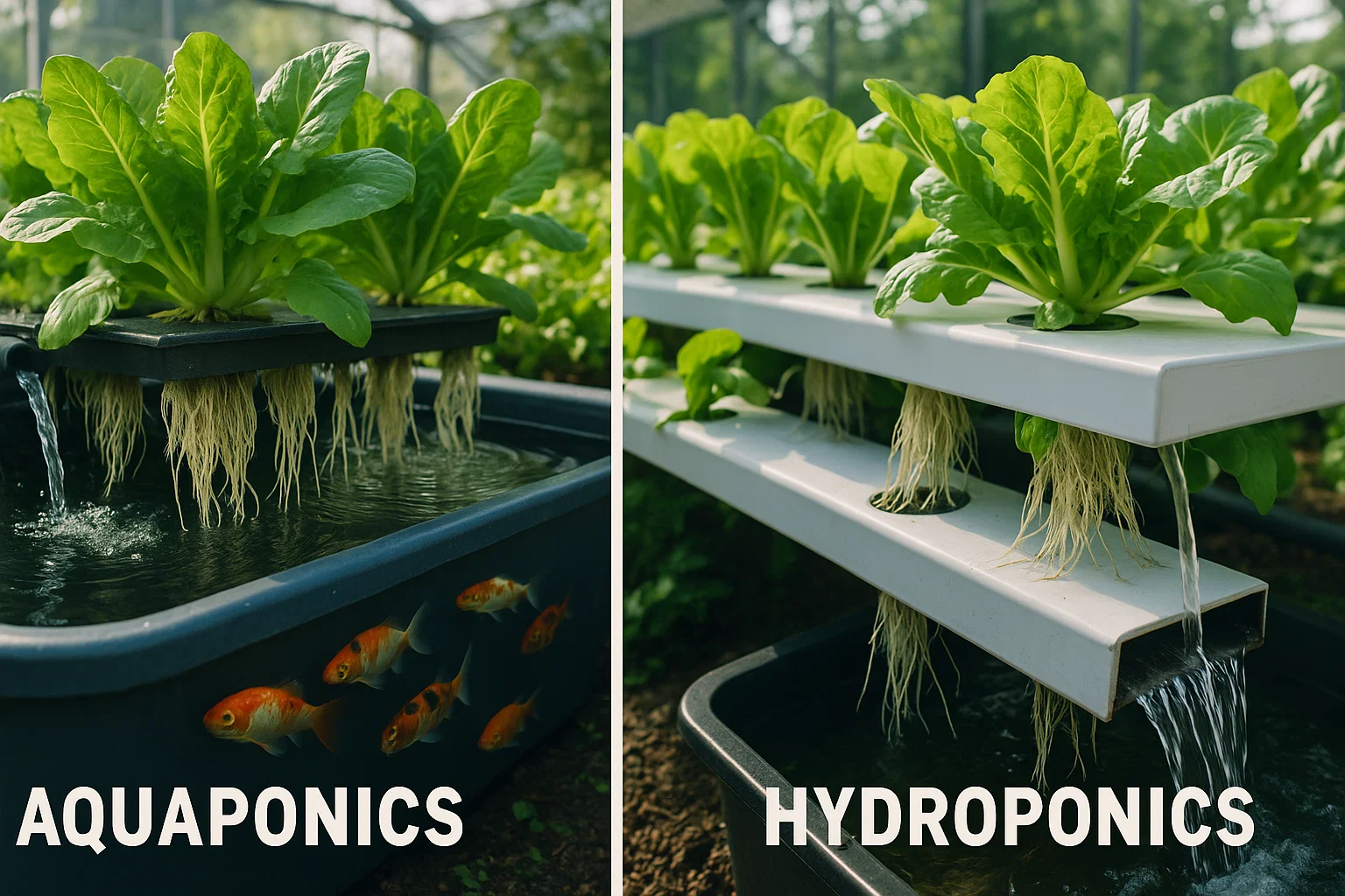 Aquaponics vs Hydroponics