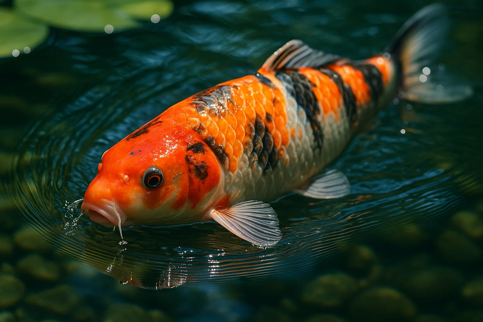 Koi (Cyprinus rubrofuscus)