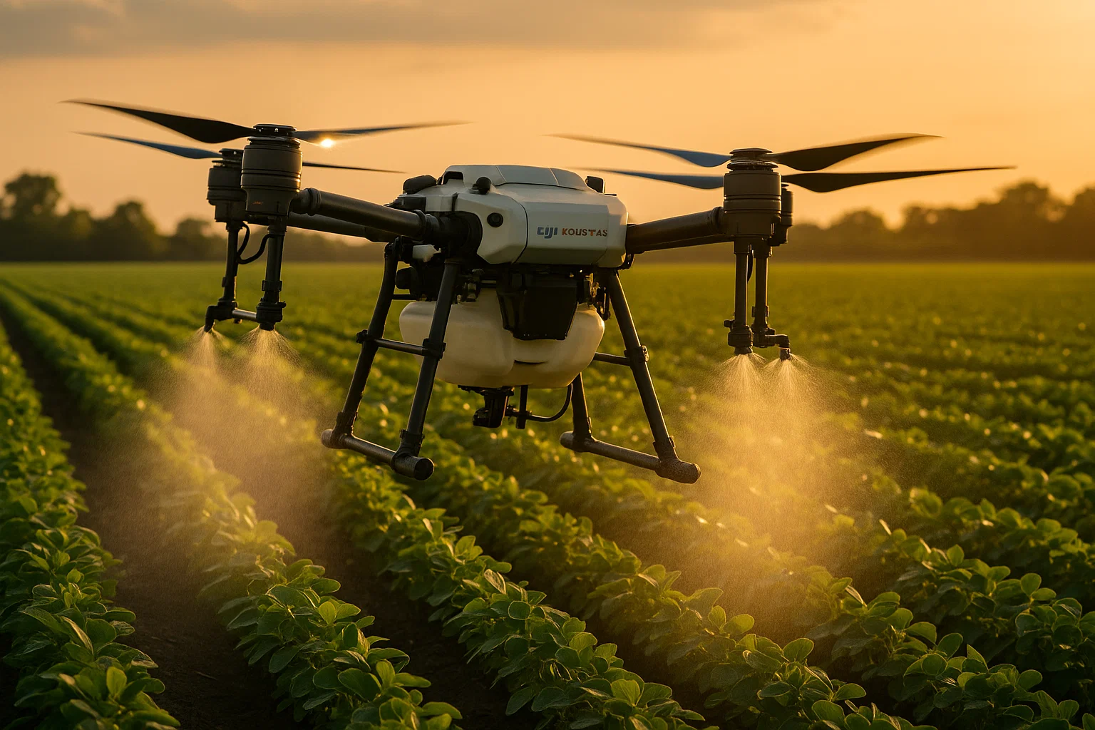 Drone using in farming
