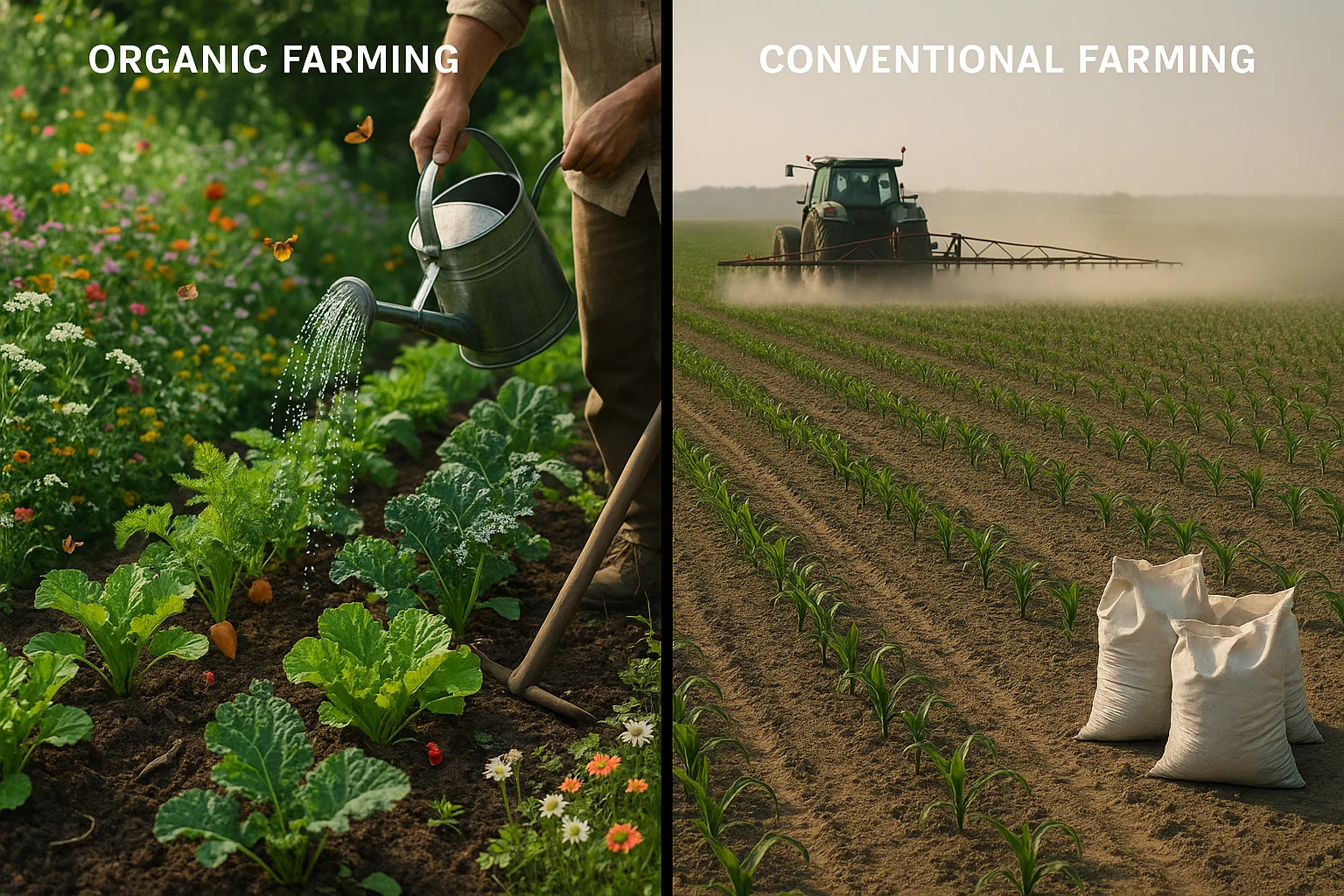 Key Differences Organic vs Conventional Farming