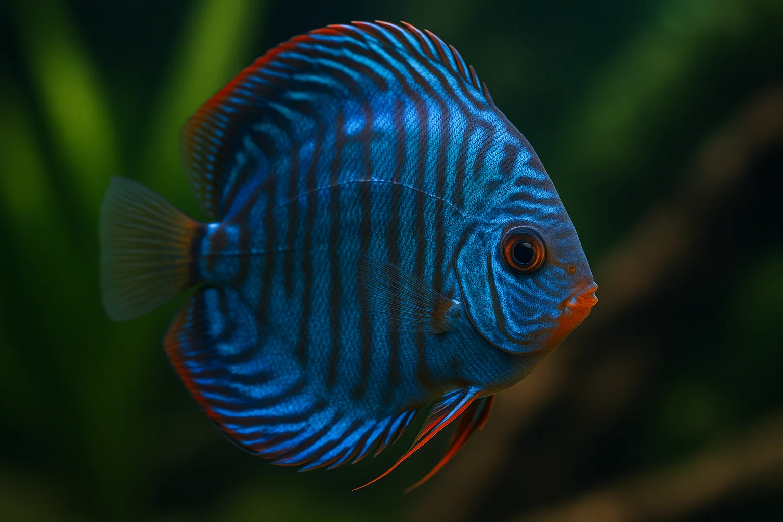 Beautiful Discus Fish