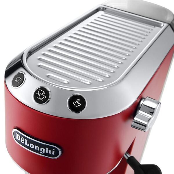 DeLonghi EC 685.R Dedica Style Espresso Coffee Machine - Red - 4