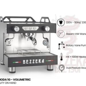 Espresso Machine Bezzera MODA 1Group Volumetric Rotary Pump