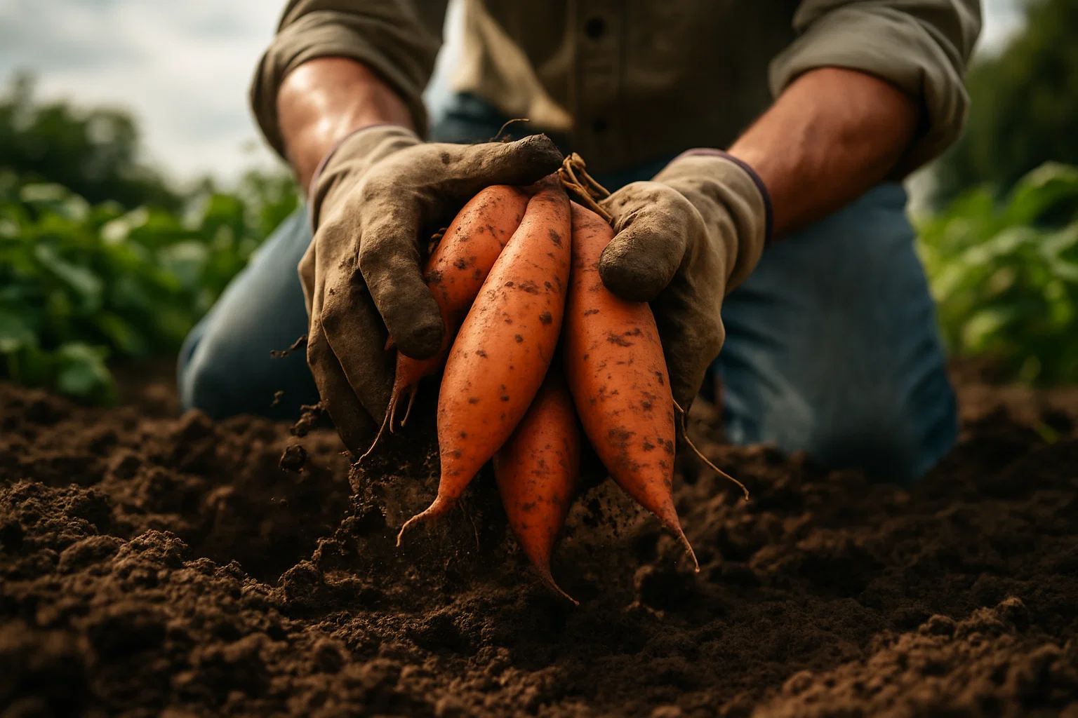 Growing Sweet Potato in the Ground
