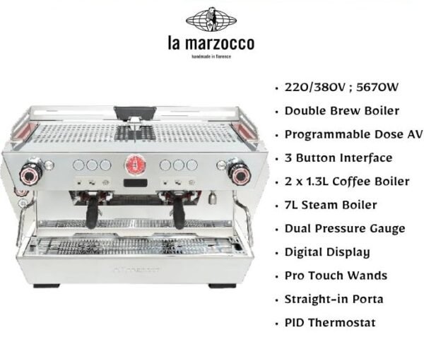 Lamarzocco KB90 2AV Espresso Machine and Mazzer La Marzocco Grinder