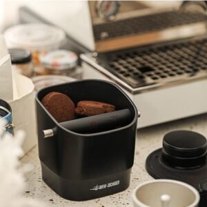 MHW-3BOMBER Square Coffee Knock Box 1.2L Waste Container