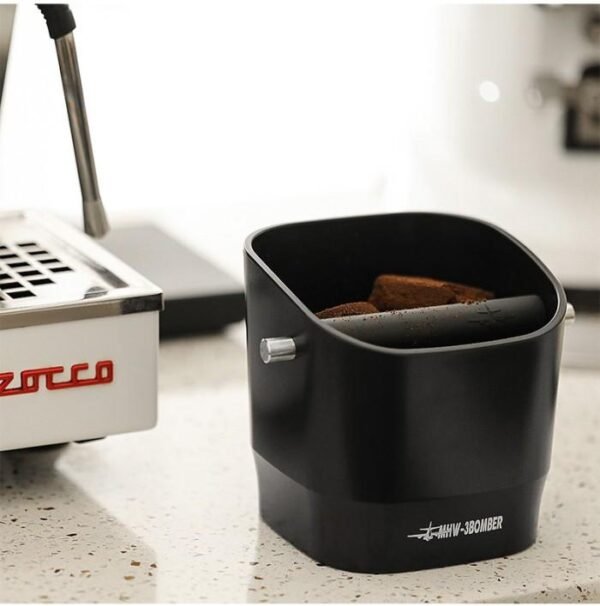 MHW-3BOMBER Square Coffee Knock Box 1.2L Waste Container - 4