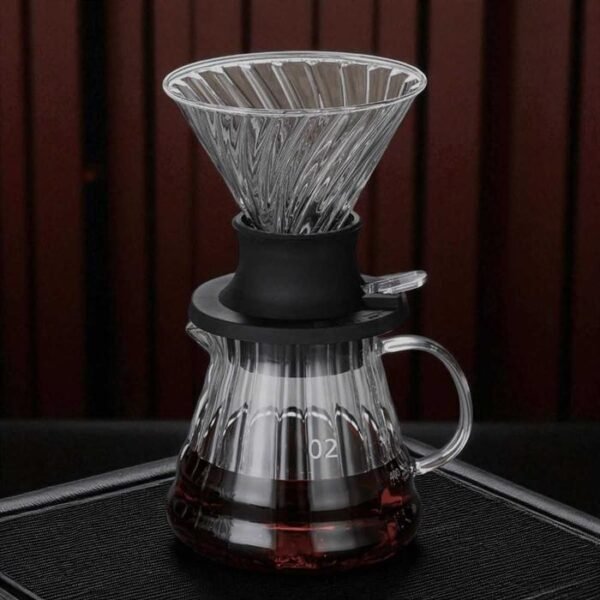 One Two Cups V60 Cone Coffee Dripper with Valve
