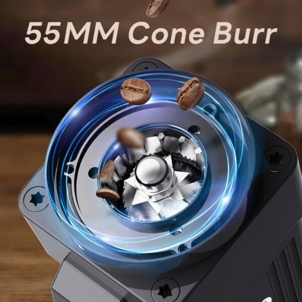 STARSEEKER E55 Coffee Grinder Espresso coffee electric 7 core 55mm Conical burr Plasma Technique SD-1055 - 3