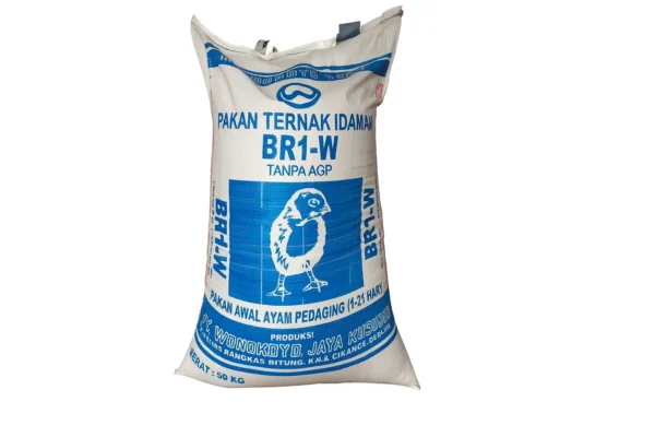 BR-1 W Starter Feed for Broiler Chickens (Crumble) – 50kg Wonokoyo