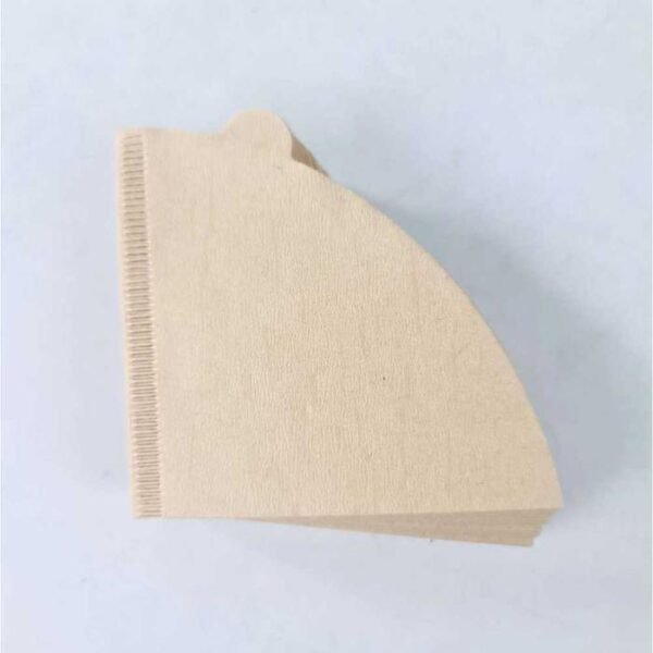 Coffee Filter Paper V60 Drip 1–2 Serve – 100 PCS – V40 – Brown - 2