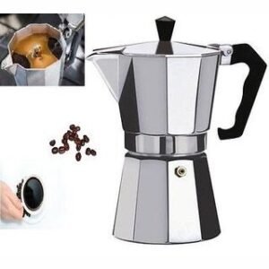 Maker Moka Pot Teko Stovetop Filter 150ml 3 Cups