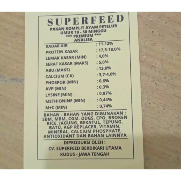Royal Superfeed Layer Feed – 50kg Bag - 3
